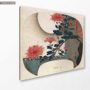 Canvas print Chrysanthemums, Hiroshige U, side