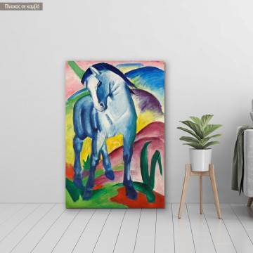 Blue horses Marc Franz, αντίγραφο - αναπαραγωγή πίνακα σε καμβά