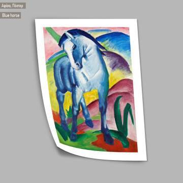 Blue horses, Marc Franz, Poster 2