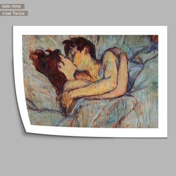 The kiss, de Toulouse - Lautrec Henri, Poster 2