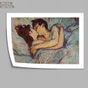 The kiss, de Toulouse - Lautrec Henri, Αφίσα