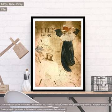 Elles by Henri Toulouse-Lautrec, Poster