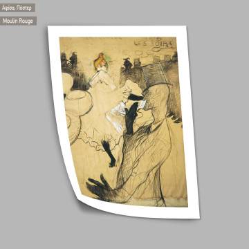 Moulin Rouge by Henri Toulouse-Lautrec, Poster 2