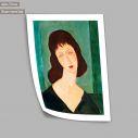 Brown haired lady, Modigliani style, Αφίσα