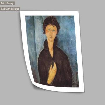 Woman with blue eyes, Modigliani A, Κάδρο 2