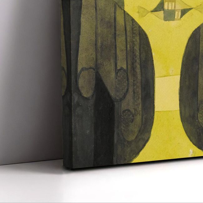 Πίνακας ζωγραφικής Portrait of a violet eyed woman Klee P. Καμβάς τελαρωμένος Όψη 5