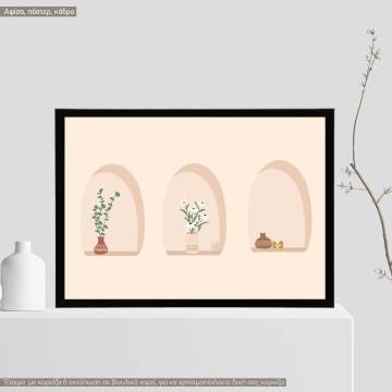 Botanicals X, κάδρο, μαύρη κορνίζα