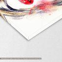 Canvas print Abstract woman portrait, detail