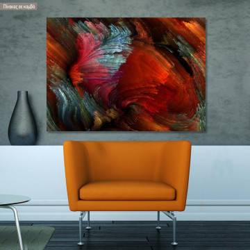 Canvas print Speed of color