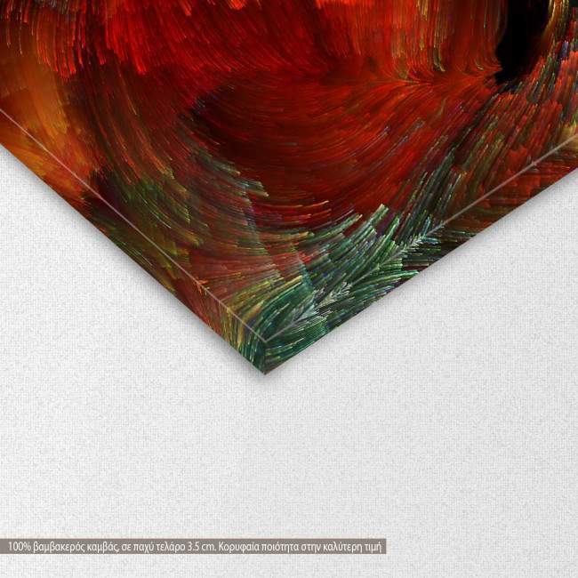 Canvas print Speed of color, detail