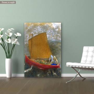 Πίνακας ζωγραφικής The yellow sail, Redon Odilon, αντίγραφο σε καμβά