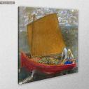 Canvas print The yellow sail, Redon Odilon, side