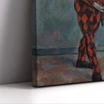 Πίνακας ζωγραφικής Harlequin Cezanne Paul Καμβάς τελαρωμένος Όψη 5