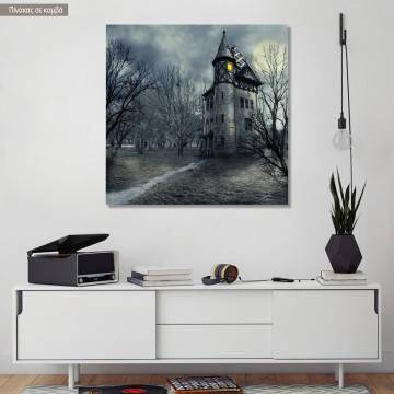 Canvas print Haunted house
