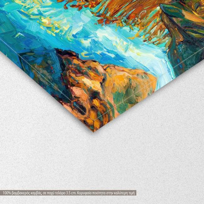 Canvas print Lake memories, detail