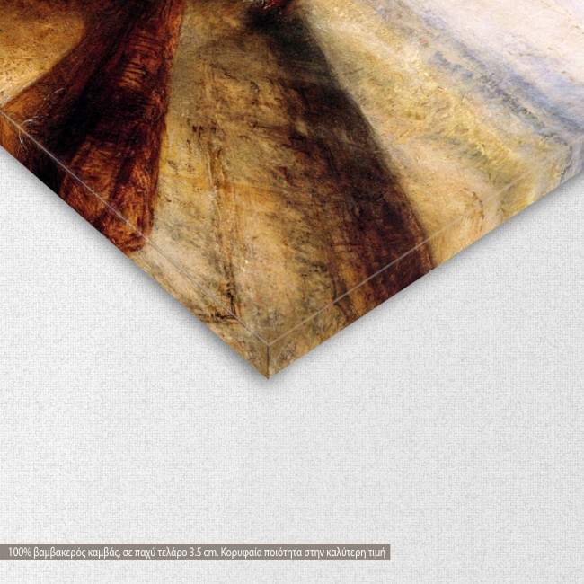 Canvas print The Great western railway, Turner J, detail