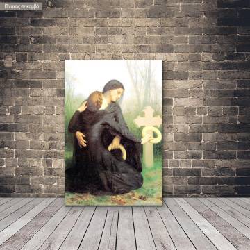 Canvas print All souls day, Bouguereau W. A.