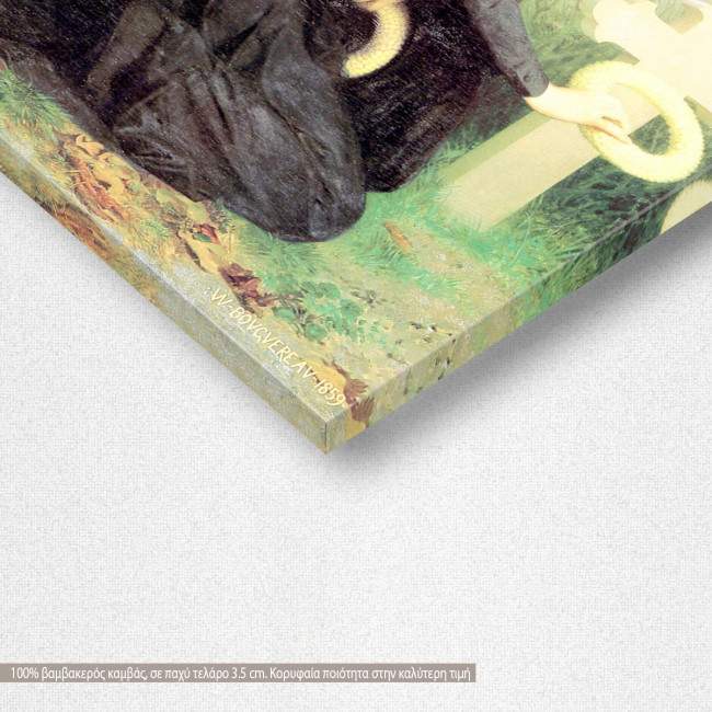 Canvas print All souls day, Bouguereau W. A, detail