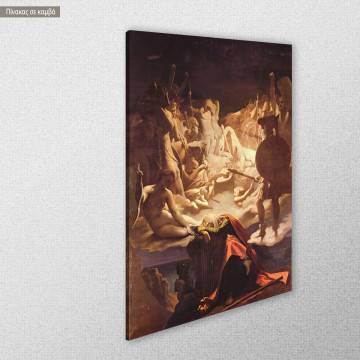 Canvas print The dream of Ossian Ingres Jean Augus View 1 2