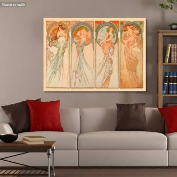 Canvas print The Arts, Mucha A.