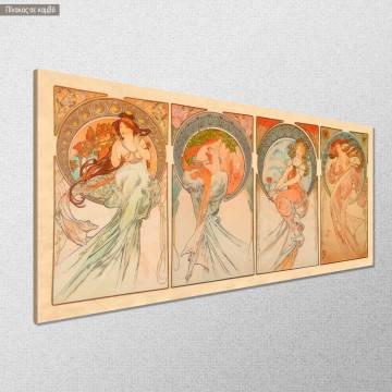 Canvas print The Arts Mucha A. Framed canvas View 1 2