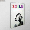 Canvas print Smile (NOT), street art, side