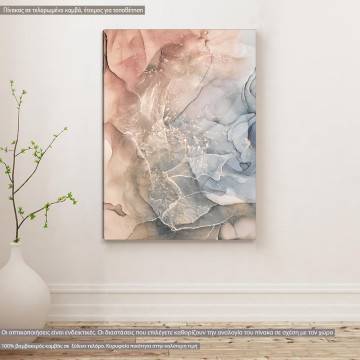 Canvas print Blue marble texture III