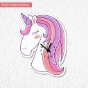 Unicorn kids wall clock 