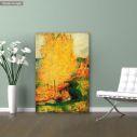 Canvas print By the stream, autumn, Gauguin P.