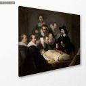 Canvas print Anatomy lesson, Rembrandt, side