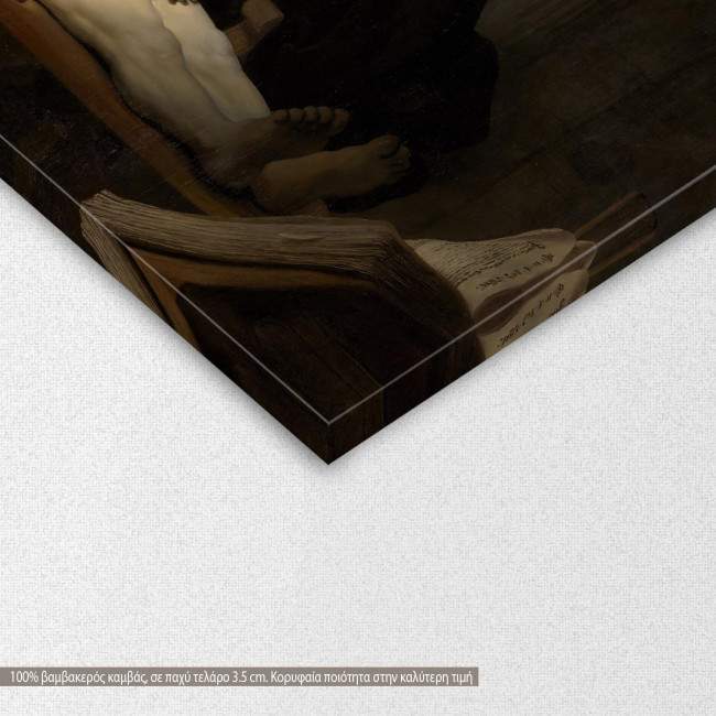 Canvas print Anatomy lesson, Rembrandt, detail