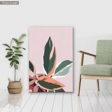 Canvas print Vector leaves