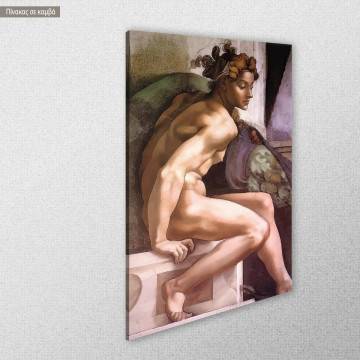 Canvas print Ignudo II Michelangelo View 1 2