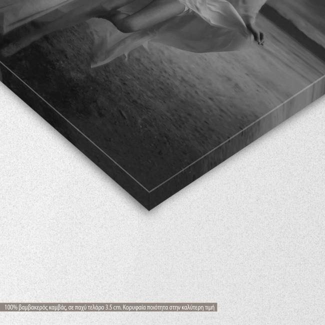 Canvas print Run, two panels, detail