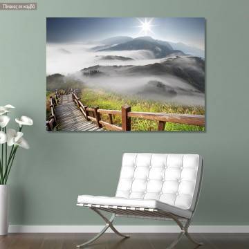 Canvas print Dramatic clouds