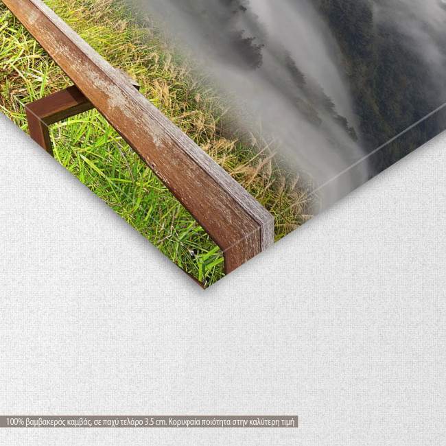 Πίνακας σε καμβά Μονοπάτι, Dramatic clouds, λεπτομέρεια