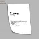 Love  Definition, αφίσα, πόστερ 
