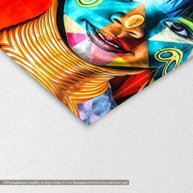 Canvas print So many colors, detail