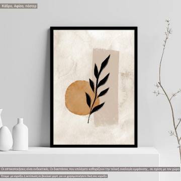 Watercolor Organic plant VI, Poster