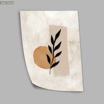 Watercolor Organic plant VI κάδρο 2