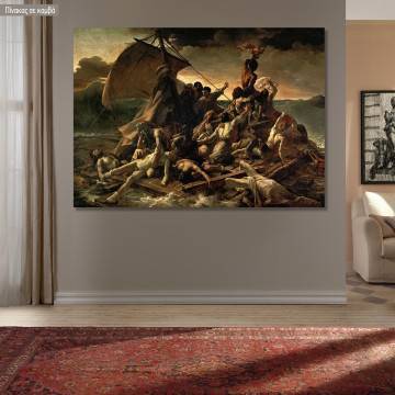 Canvas print The raft of the Medusa by T. Gericault