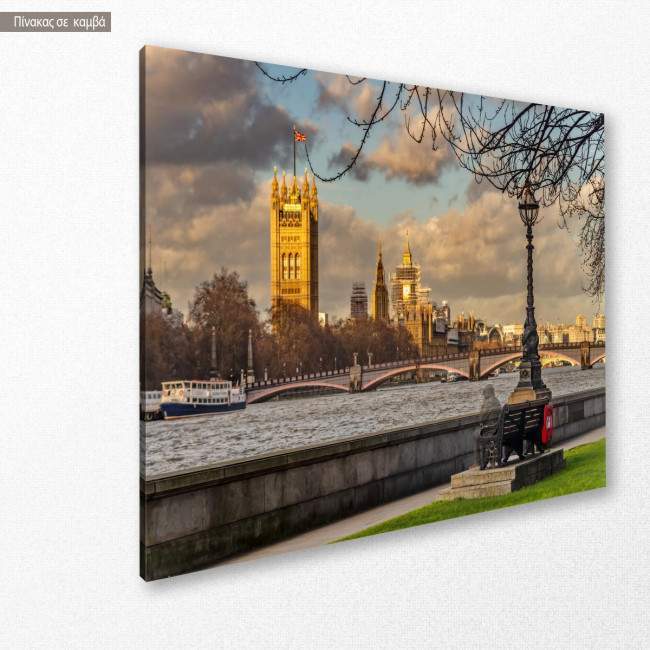 Canvas print   Palace of Westminster, side