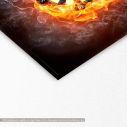 Πίνακας σε καμβά Darts, fire and water, λεπτομέρεια