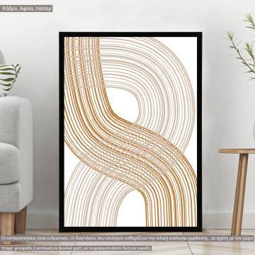 Brushed lines III, Poster