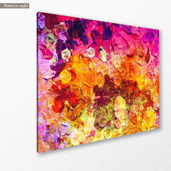 Canvas print Abstract selection XC, side
