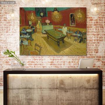 Canvas print The night cafe, Vincent van Gogh