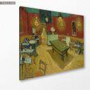 Canvas print The night cafe, Vincent van Gogh, side