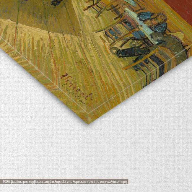 Canvas print The night cafe, Vincent van Gogh, detail