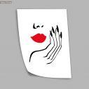 Red lips, Poster