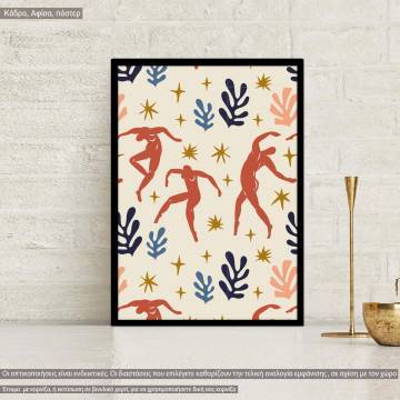 Matisse style pattern I, Poster